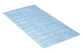 Alfombra baño PVC ventosas, 72 x 36 cm