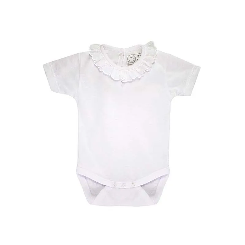 Body bebé  blanco con volante de Rapife