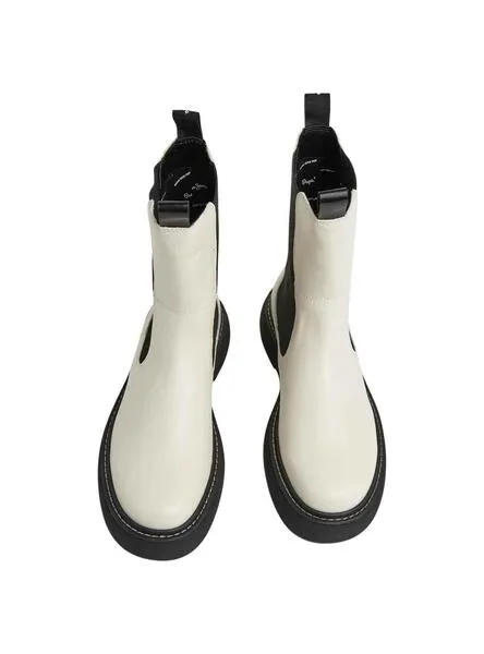 Botas Pepe Jeans Yoko Chelsea Beige Para Mujer