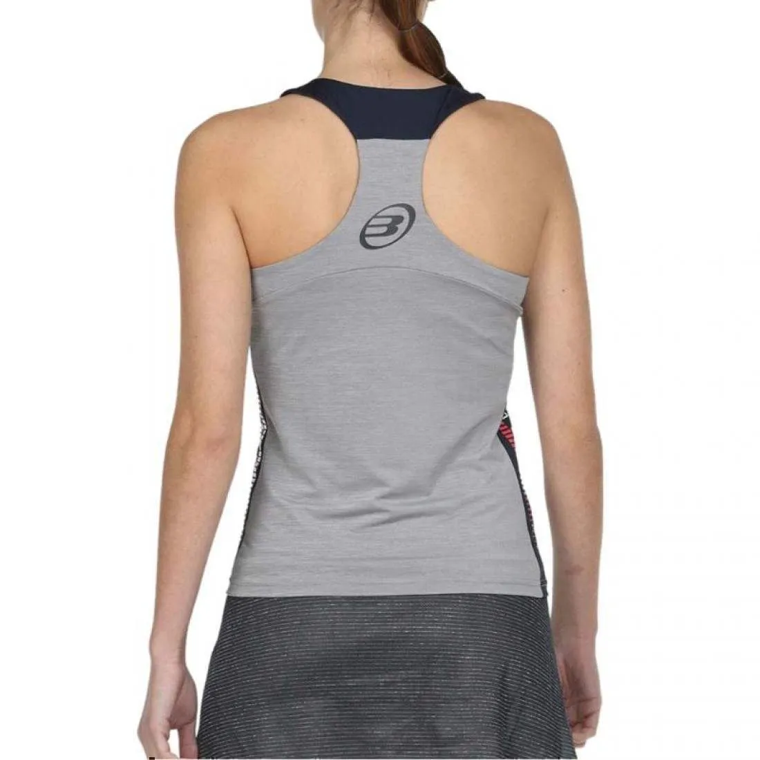 Camiseta Bullpadel WPT Ravolta Gris Medio Vigore | Bullpadel