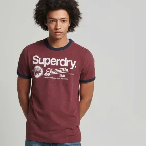 Camiseta Para Hombre Vintage Ringer Superdry