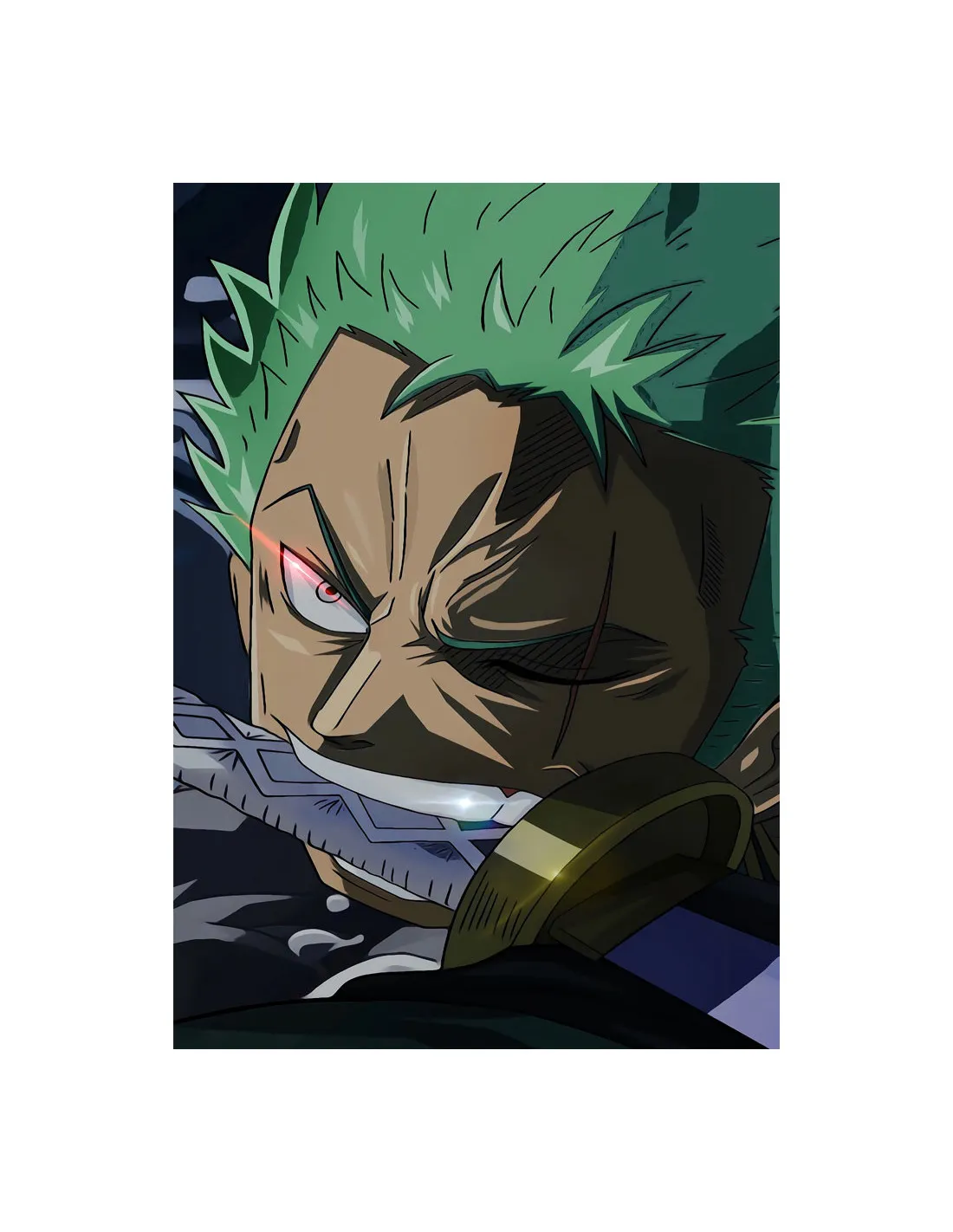 Estandarte-Bandera de Zoro Roronoa, One Piece (100 x 70 cm.)
