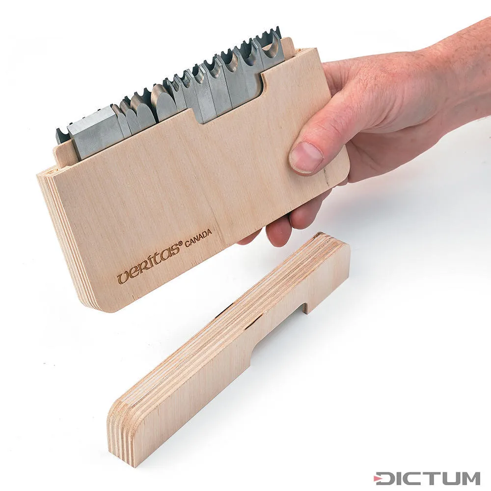 Estuche de madera para cuchillas de cepillo Veritas