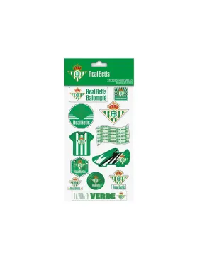 Pack 10 stickers removibles Real Betis