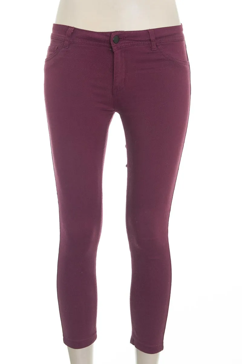 Pantalón color Vinotinto - Petunia