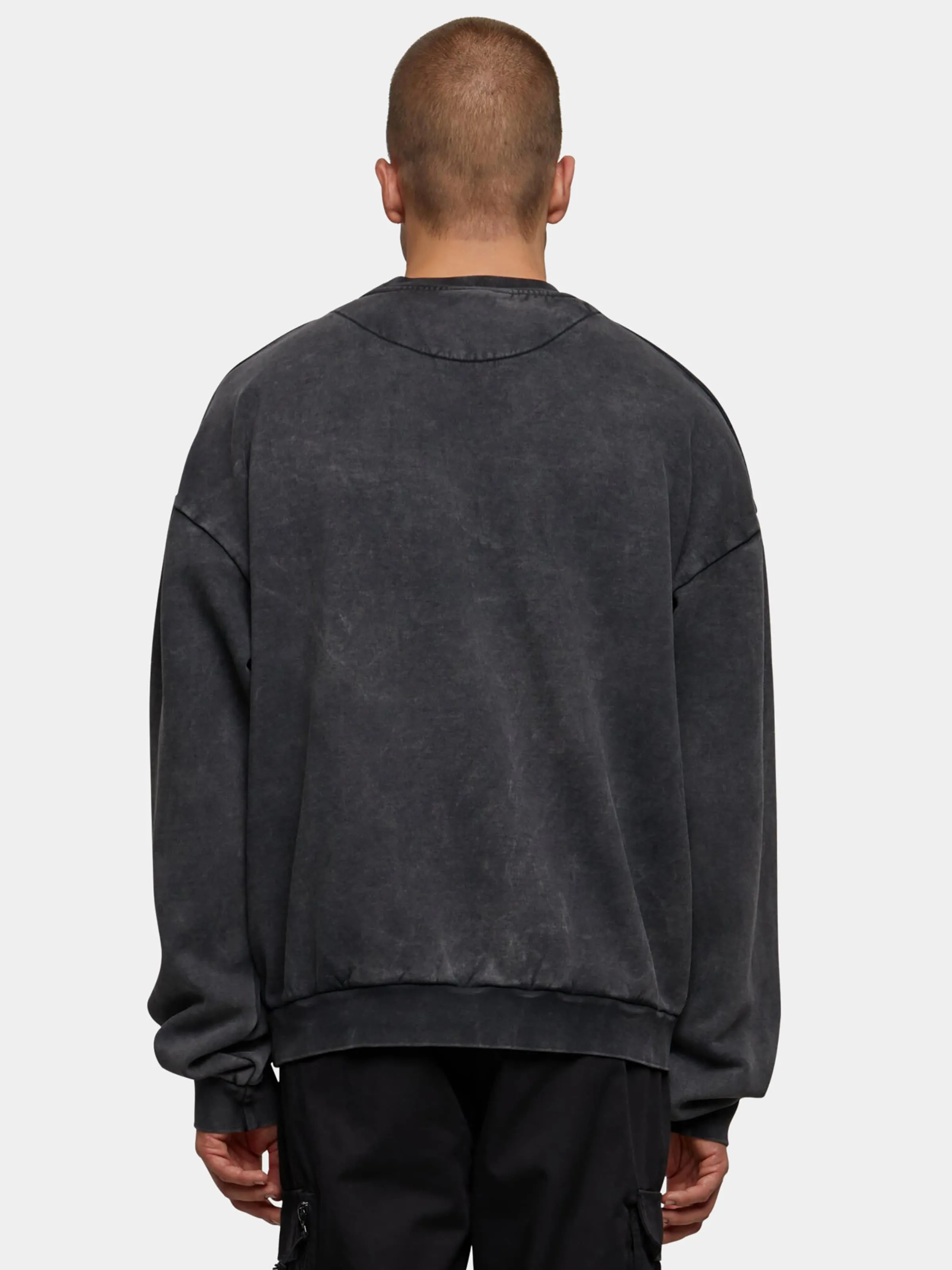 Urban Classics Urban Classics Acid Washed Crew Pullover